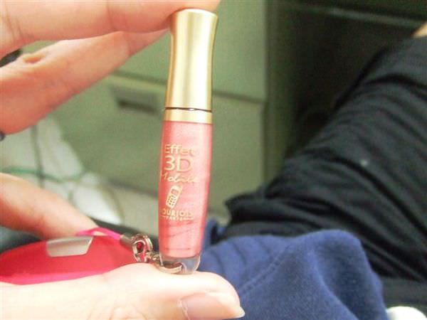 mini bourjois超可愛的迷你夜巴黎的吊飾唇蜜~