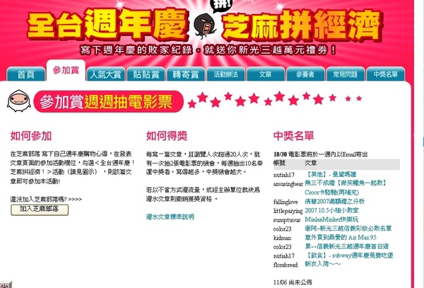 無心插柳柳橙汁~~怎麼中那麼多獎啊~~